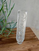 Kryształowy wazon z okresu PRL, wysoki (30 cm)